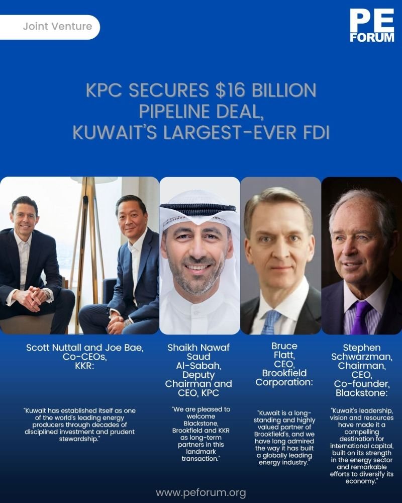 Kuwait Petroleum Corporation Secures $16 Billion Pipeline Deal, Kuwait’s Largest-Ever FDI